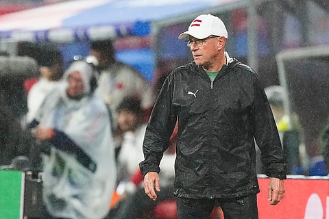 Austria's head coach Ralf Rangnick